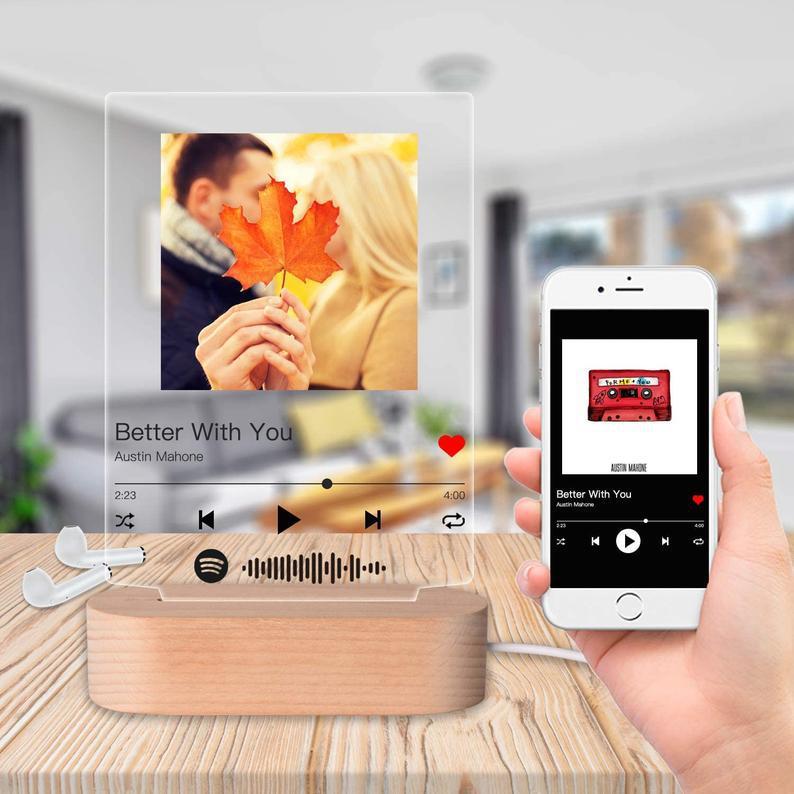 Customized Spotify Song Code Plaque