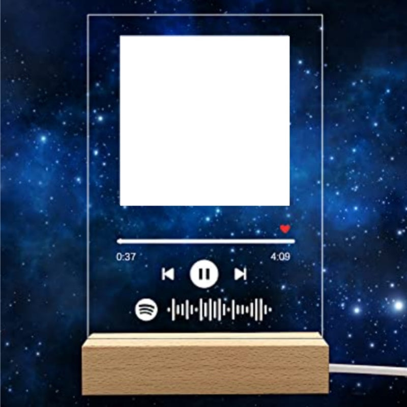 Customized Spotify Song Code Plaque