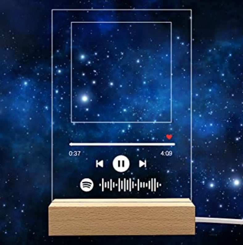 Customized Spotify Song Code Plaque