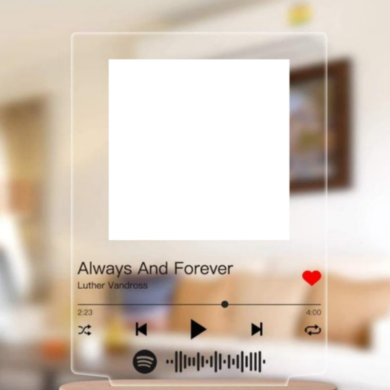 Customized Spotify Song Code Plaque