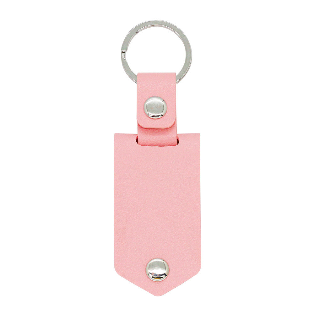 Leather Photo Keychain
