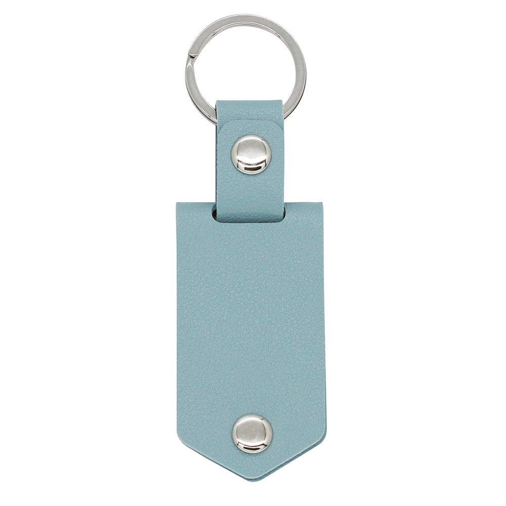 Leather Photo Keychain