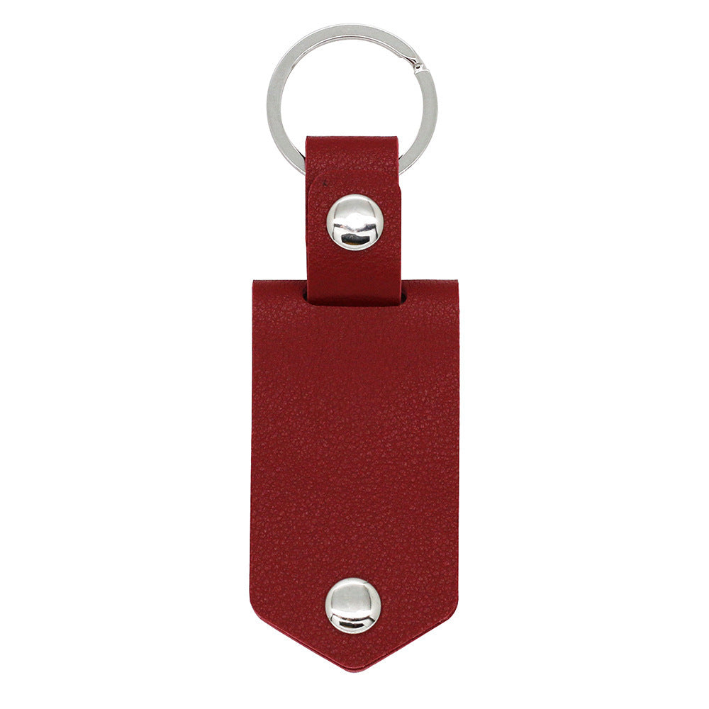 Leather Photo Keychain
