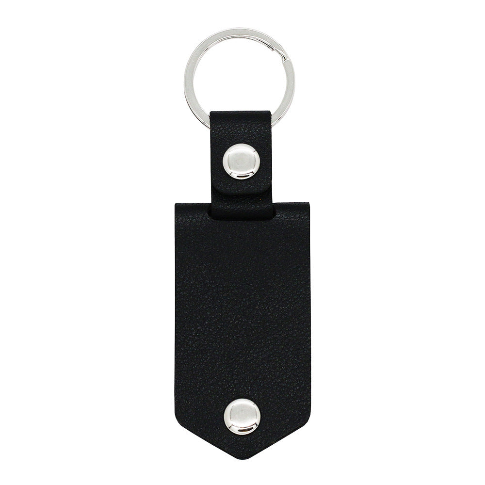 Leather Photo Keychain