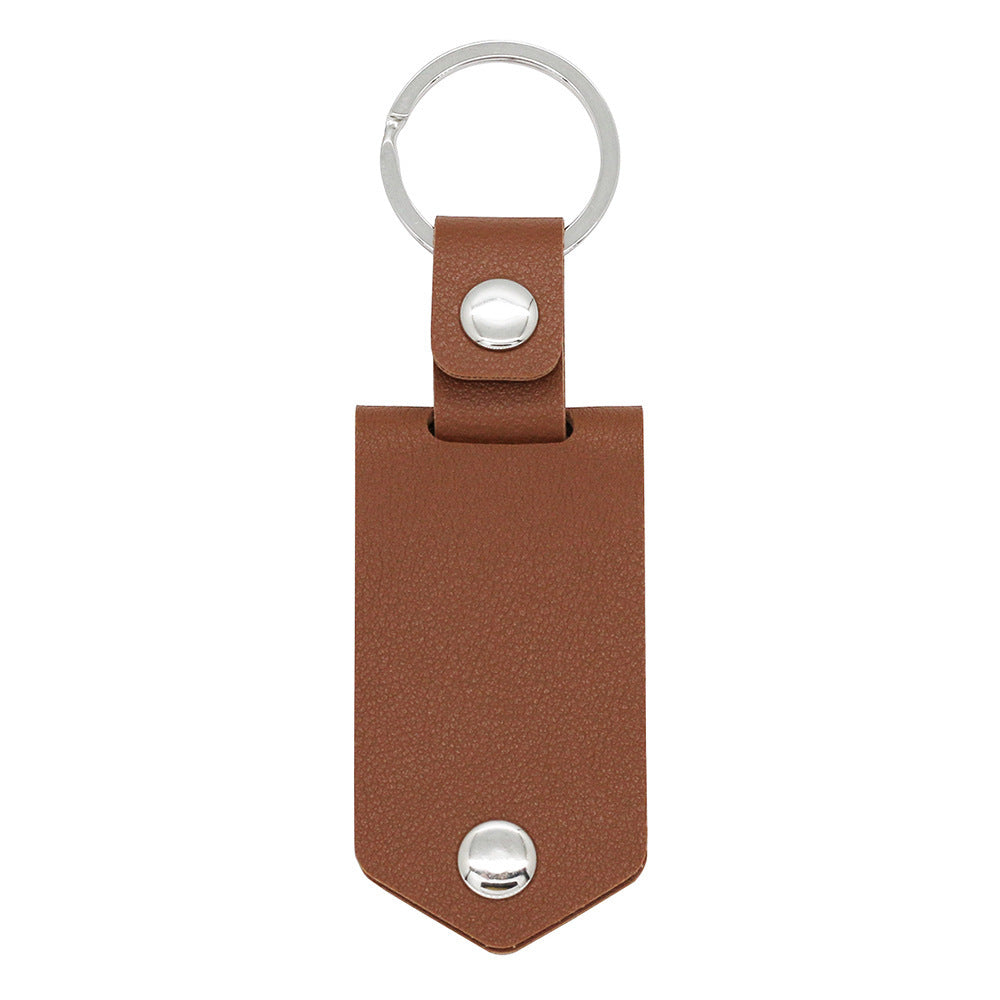 Leather Photo Keychain