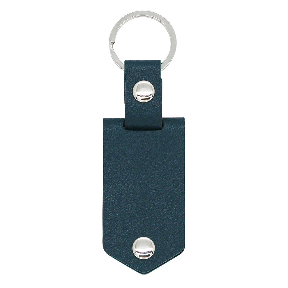 Leather Photo Keychain